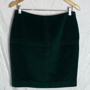 Annie Griffin Dark Green Wool Pencil Skirt Sz 4